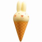 @ Schoko-Dekor Aufleger karamellisiert weiß Hasen (84 Stk)
