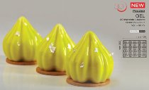 @ Silikon-Matte | -Form 20 runde Formen | Tropfen | Drops | Rosette 'Gel' (30x40cm)