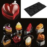 Silikon-Matte | -Form 8 Herzen 'Heart' (30x17,5cm)