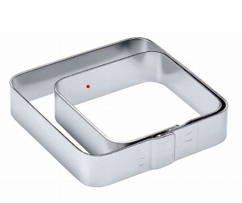 @ Torten- | Tartes- | Dessert-Ring Quadrat | Viereck 55/55/20