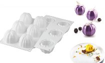 @ Silikon-Matte | -Form 6 runde Formen 'Bloom'