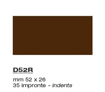 @ Schablone | Aufstreichmatte Rechteck 5,2x2,6cm, 35-tlg (340x280mm)