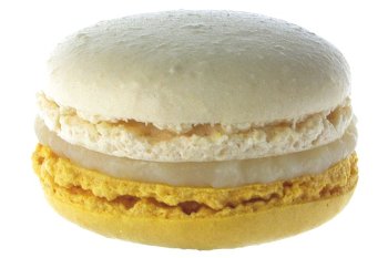 @ TK-Macarons Yuzu Kokos ca.4,5cm / ca.18g (32 Stk/Pck - 12 Pck/Ukt)