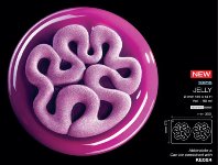 @ Silikon-Matte | -Form 2 runde Formen 'Jelly' groß (30x17,5cm)
