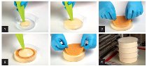 @ Einweg-Form RUND 65/40 für Kuchen/ Süßspeisen/ Dessert rund (900 Stk)