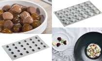 @ Silikon-Matte | -Form 24 Maronen | Kastanien 'Chestnut' (30x17,5cm)