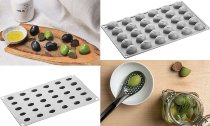 Silikon-Matte | -Form 30 Oliven 'Olive' (30x17,5cm)