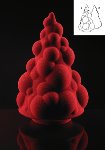 @ Gießform Weihnachts- | Tannen- | Christbaum 'Ampolla' (4 Teile für 2 Stk)