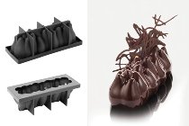 @ Silikon-Matte | -Form | Einzel- | Kuchenform rechteckig 'Anemone'