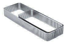 @ Torten- | Tartes- | Dessert-Ring Rechteck mikrogelocht 190/80/35