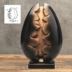 @ Gießform Ei 'Abyss' mit Stockel (6 Teile für 2 Stk)