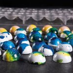 Giessform Praline | Pralinengießform 30 Halbkugelformen (275x175mm)