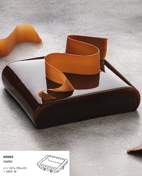 @ Silikon-Matte | -Form | Einzel- | Kuchenform rechteckig glatt 'Jupiter'