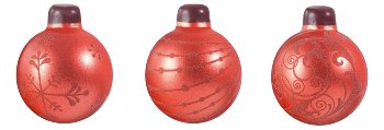 @ Schoko-Dekor Weihnachts- | Tannen- | Christbaumkugeln bitter 'Cuivre étincelant' (72 Stk)