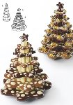 @ Gießform Weihnachts- | Tannen- | Christbaum 'Ringe' (3 Teile für 1 Stk)