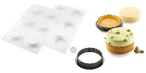 @ Kit Silikon-Matte |-Form 6 runde Formen