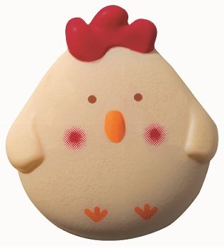 @ Schoko-Dekor Aufleger weiß Huhn (70 Stk)