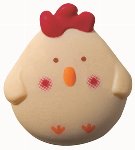 @ Schoko-Dekor Aufleger weiß Huhn (70 Stk)
