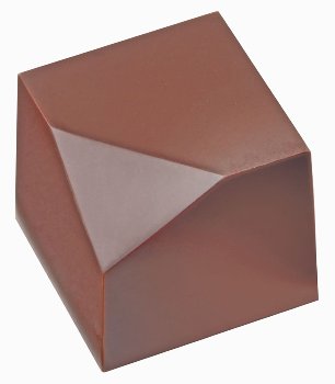 @ Gießform Praline | Pralinengießform 24 quadratische | viereckige Form | Würfel