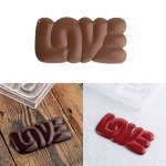Gießform Tafel | Tafelgießform Schriftzug 'Love'