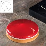 @ Silikon-Matte | -Form 1 runde Form 'Frisbee' mittel (19x19cm)
