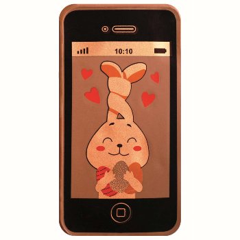 @ Transfer- | Siebdruckfolie für Smartphone Hase 'Les Oeufs' (12 Stk)