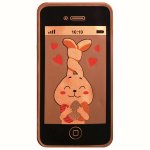 @ Schoko-Folie für Smartphone 'Les Oeufs', Motiv vierfarbig (12 Stk)