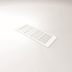 @ Schablone | Aufstreichmatte Rechteck (39x15cm)