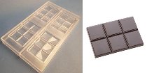 @ Gießform Tafel | Tafelgießform Klassisch klein 'Täfelchen'