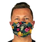Mund-Nasen-Maske mit Druck "Hawaii"