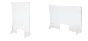 Spuckschutz / Hygieneschutz mit Standfüße