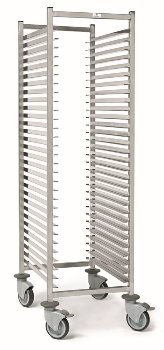 @ Frosterwagen speziell für Schokoladen Catering 60x40cm, mit Quereinschub