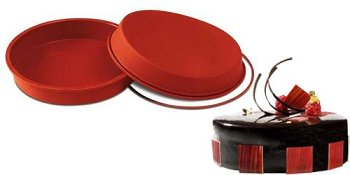 @ Silikon-Matte | -Form | Einzel- | Kuchenform rund glatt 280/47 'Round Pan'