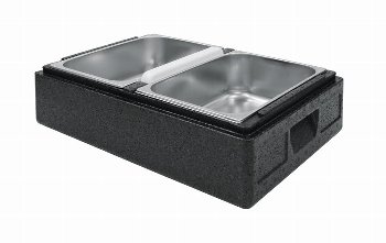 @ Thermo-Transportbox "TOP ICE 2" für 2 Eisbehälter mit 36x25cm