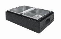 @ Thermo-Transportbox "TOP ICE 2" für 2 Eisbehälter mit 36x25cm