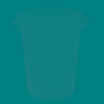 @ Tonne 100 Ltr. weiß