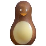 @ Schoko-Dekor Aufleger Pinguin weiß | Motiv braun (54 Stk)