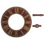 @ Gießform-Blister für Wanduhr + Zeiger (2 Blister für 36 Stk)