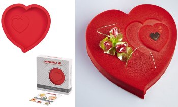 @ Silikon-Matte | -Form | Einzel- | Kuchenform Herz 'Cuore'