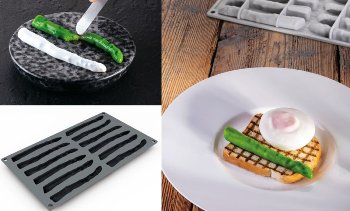 Silikon-Matte | -Form 12 Spargelstangen 'Asparagus' (30x17,5cm)