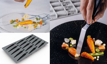 Silikon-Matte | -Form 15 Karotten 'Carrot' (30x17,5cm)