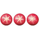 @ Schoko-Dekor Kugel weiß 'Noel Nordique (88 Stk)