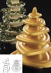 @ Gießform Weihnachtsbaum 'Saturno' (8 Teile für 1 Stk)