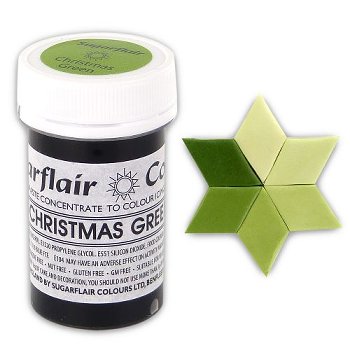 Lebensmittelfarbe | Gel-Farbe | Pasten-Farbe weihnachtsgrün (25g)