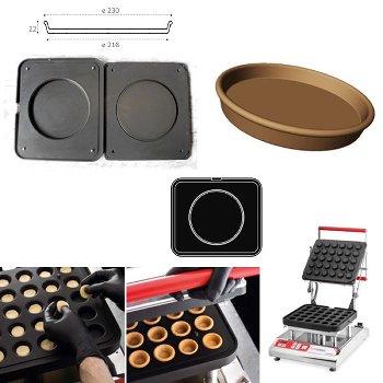 @ Cookmatic Back-Platte Rund glatt 21,6cm (2 tlg) Ober-& Unterteil