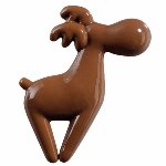 @ Schoko-Dekor Aufleger milch Rentiere 'Rudolphe' (56 Stk)