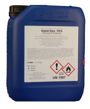 Alkoholische Handdesinfektion Hand Des 70% (5 kg)