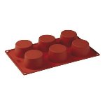@ Silikon-Matte | -Form 6 Muffins | Cup Cakes (1/3GN= 17,5x30cm)