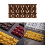 Gießform für Tafel 100g Design 'Bricks' (275x175mm)