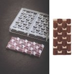 Gießform für Tafel 100g Design 'Pixie' (275x175mm)